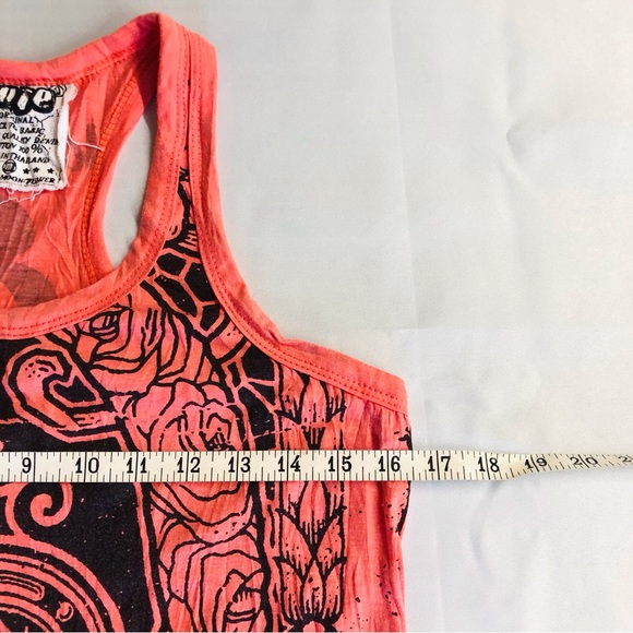 Sure Orange Black Raceback Tank Top - Picture 11 of 16